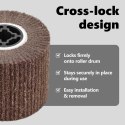 VidaXL Rolle do Szlifowania 3 pcs Brązowy 12 x 12 x 10 cm