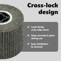 VidaXL Rolle do Szlifowania 3 pcs Czarny 12 x 12 x 10 cm