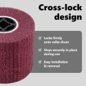 VidaXL Rolle do Szlifowania 3 pcs Czerwony 12 x 12 x 10 cm
