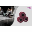 VidaXL Rolle do Szlifowania 3 pcs Czerwony 12 x 12 x 10 cm