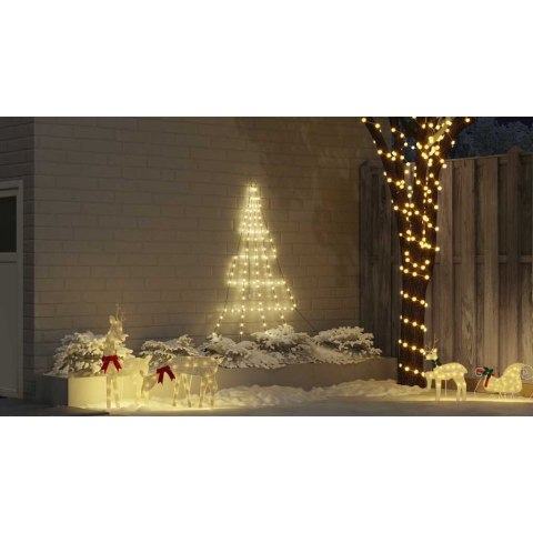 CHOINKA ŚWIĄTECZNA LED CIEPŁA BIEL 511CM METAL