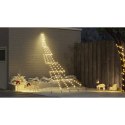 CHOINKA ŚWIĄTECZNA LED CIEPŁA BIEL 511CM METAL