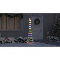 CHOINKA ŚWIĄTECZNA LED WIELOKOLOROWE 138.5X138.5X399CM