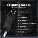 CHOINKA ŚWIĄTECZNA LED WIELOKOLOROWE 138.5X138.5X399CM