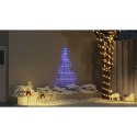 CHOINKA ŚWIĄTECZNA LED Z 112 DIODAMI LED NIEBIESKI 511CM METAL