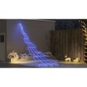 CHOINKA ŚWIĄTECZNA LED Z 276 DIODAMI LED NIEBIESKI 511CM METAL