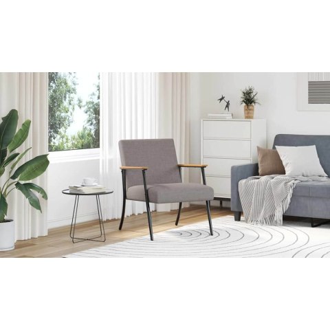 FOTEL CIEMNOSZARY 59X75X78CM TKANINA