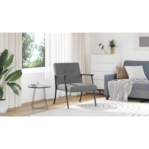 FOTEL CIEMNOSZARY 59X75X78CM TKANINA