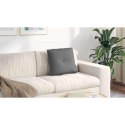 VidaXL Poduszka na plecy Ciemnoszary 50 x 19 x 45 cm tkanina