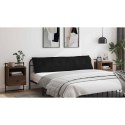 VidaXL Poduszka na plecy Czarny 200 x 19 x 50 cm tkanina
