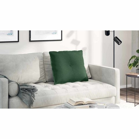 VidaXL Poduszka na plecy Zielony dżungli 60 x 50 cm Tkanina sztruksowa