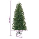 VidaXL Sztuczna choinka z podstawą Zielony 120 cm PVC, PE i stal