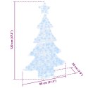CHOINKA Z 100 DIODAMI LED ZIMNA BIEL 120CM AKRYL