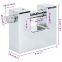 KŁÓDKA 6 SZT. SREBRNY 5X1,9X4,5CM ŻELAZO