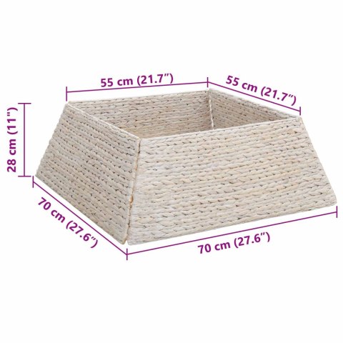 KOŁNIERZ DO CHOINKI BIAŁY 70X70X28CM ACYNT WODNY