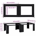 PODSTAWKA NA PRALKĘ 2 SZT CZARNY 64X55X32.5CM STAL