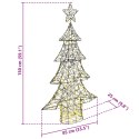 VidaXL Choinka z 160 diodami LED Ciepła biel 150 cm rattan