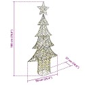 VidaXL Choinka z 240 diodami LED Ciepła biel 180 cm rattan