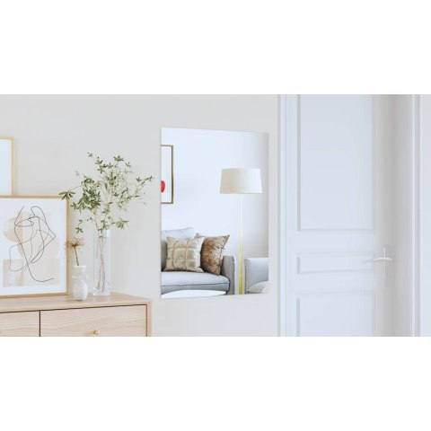 VidaXL Lustro ścienne Prostokątny 80 x 60 cm szkło hartowane
