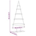 VidaXL Metalowa choinka świąteczna złoty 90 cm Stal Malowana Proszkowo