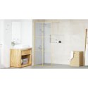 VidaXL Ściana prysznicowa typu walk-in złoty 90 x 195 cm