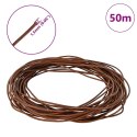 VidaXL Sznur skórzany Jasny Brąz Ø1,5 mm x 50 m Skóra