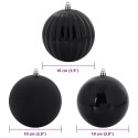 VidaXL Zestaw Bombek Choinkowych 15 pcs Czarny