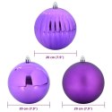 VidaXL Zestaw Bombek Choinkowych 4 pcs Liliowy