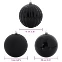 VidaXL Zestaw Bombek Choinkowych 9 pcs Czarny