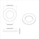 PODKŁADKI PŁASKIE STALOWE OCYNKOWANE SREBRNE 12X1,2MM ZESTAW 18KG 11842SZT