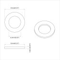 PODKŁADKI PŁASKIE STALOWE OCYNKOWANE SREBRNE 16X1,5MM ZESTAW 18KG 33962SZT