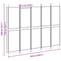 5-PANELOWY PARAWAN BEŻOWY 250X200CM TKANINA