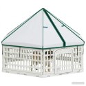 VidaXL 6-panelowy wybieg dla psa Biały 122 x 106 x 79 cm