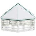 VidaXL 6-panelowy wybieg dla psa Biały 122 x 106 x 79 cm