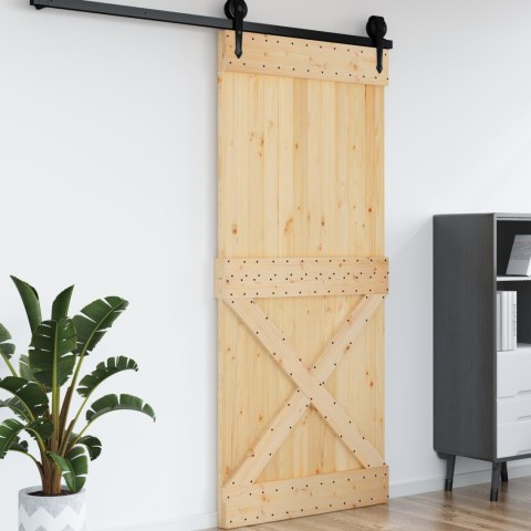 DRZWI NARVIK NATURALNY 100X210CM LITE DREWNO SOSNOWE
