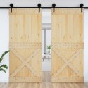 DRZWI NARVIK NATURALNY 100X210CM LITE DREWNO SOSNOWE