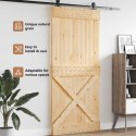DRZWI NARVIK NATURALNY 100X210CM LITE DREWNO SOSNOWE
