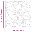 VidaXL Panele ścienne 24 pcs Betonowy Szary 50 x 50 cm Pianka XPS