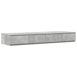 VidaXL Szuflady do łóżka Betonowy szary 120 x 36,5 x 16,5 cm
