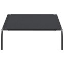 PODWYŻSZONE LEGOWISKO DLA PSA CZARNE 110X65X20CM