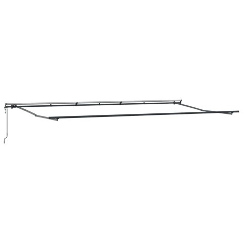 MARKIZA OGRODOWA WYSUWANA BIAŁY 600X350CM TKANINA I ALUMINIUM