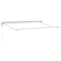 VidaXL Markiza wysuwana Ciemnoszary 2,5 x 2 m Poliester i aluminium