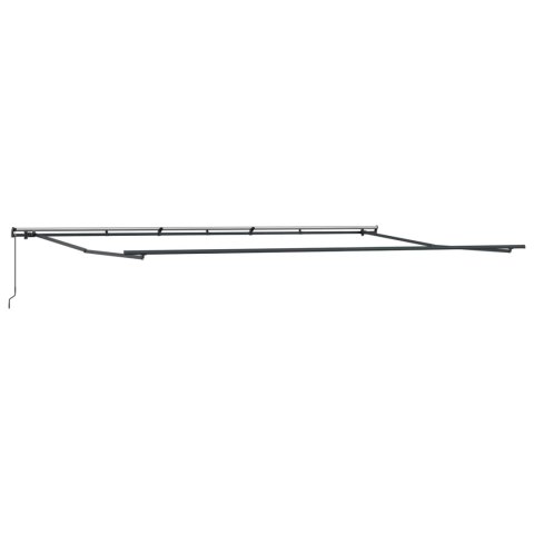 VidaXL Markiza wysuwana Zielony i Biały 600 × 350 cm