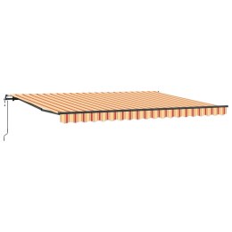 MARKIZA WYSUWANA ŻÓŁTY I POMARAŃCZOWY 450 × 350CM