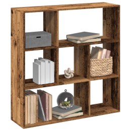 VidaXL Regał przegroda, stare drewno, 102x29x103,5 cm