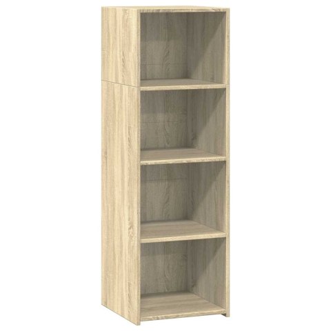 WYSOKA SZAFKA DĄB SONOMA 40X41X124CM MATERIAŁ DREWNOPOCHODNY