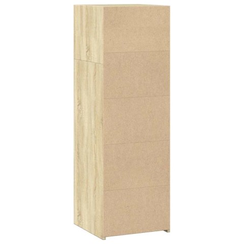 WYSOKA SZAFKA DĄB SONOMA 40X41X124CM MATERIAŁ DREWNOPOCHODNY
