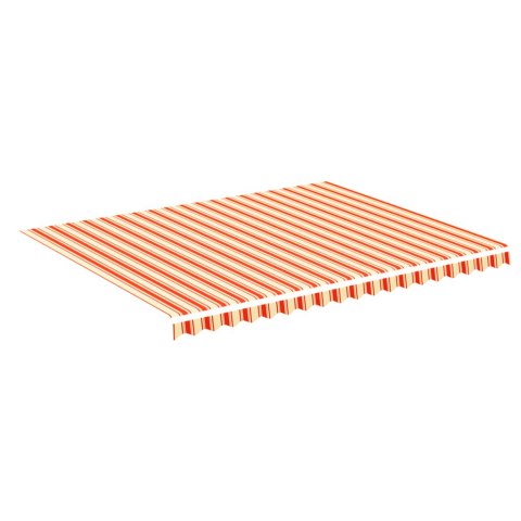 ZAPASOWA TKANINA NA MARKIZĘ ŻÓŁTO-POMARAŃCZOWA 4,5X3,5 M