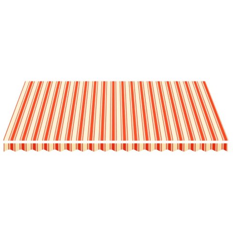 ZAPASOWA TKANINA NA MARKIZĘ ŻÓŁTO-POMARAŃCZOWA 4,5X3,5 M