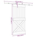 DRZWI PRZESUWNE NARVIK 100X210CM (213,5CM)